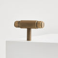 T-bar 3146 | Ribbed | Antique Brass