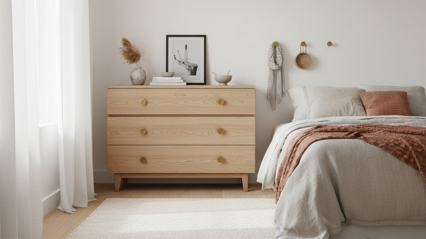 Knagge HK057 | Riflet | Antikk Messing