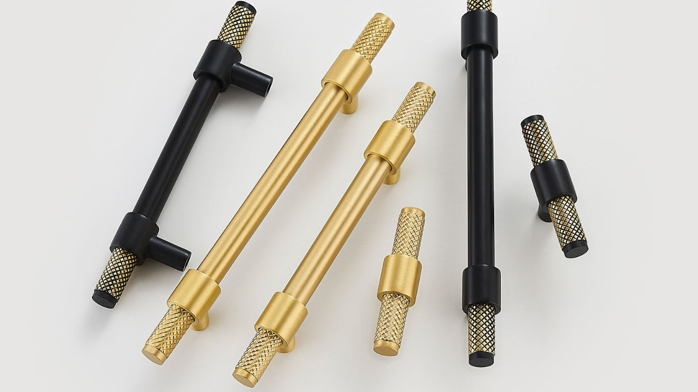 Maniglia 3081 | Zigrinata | Ottone