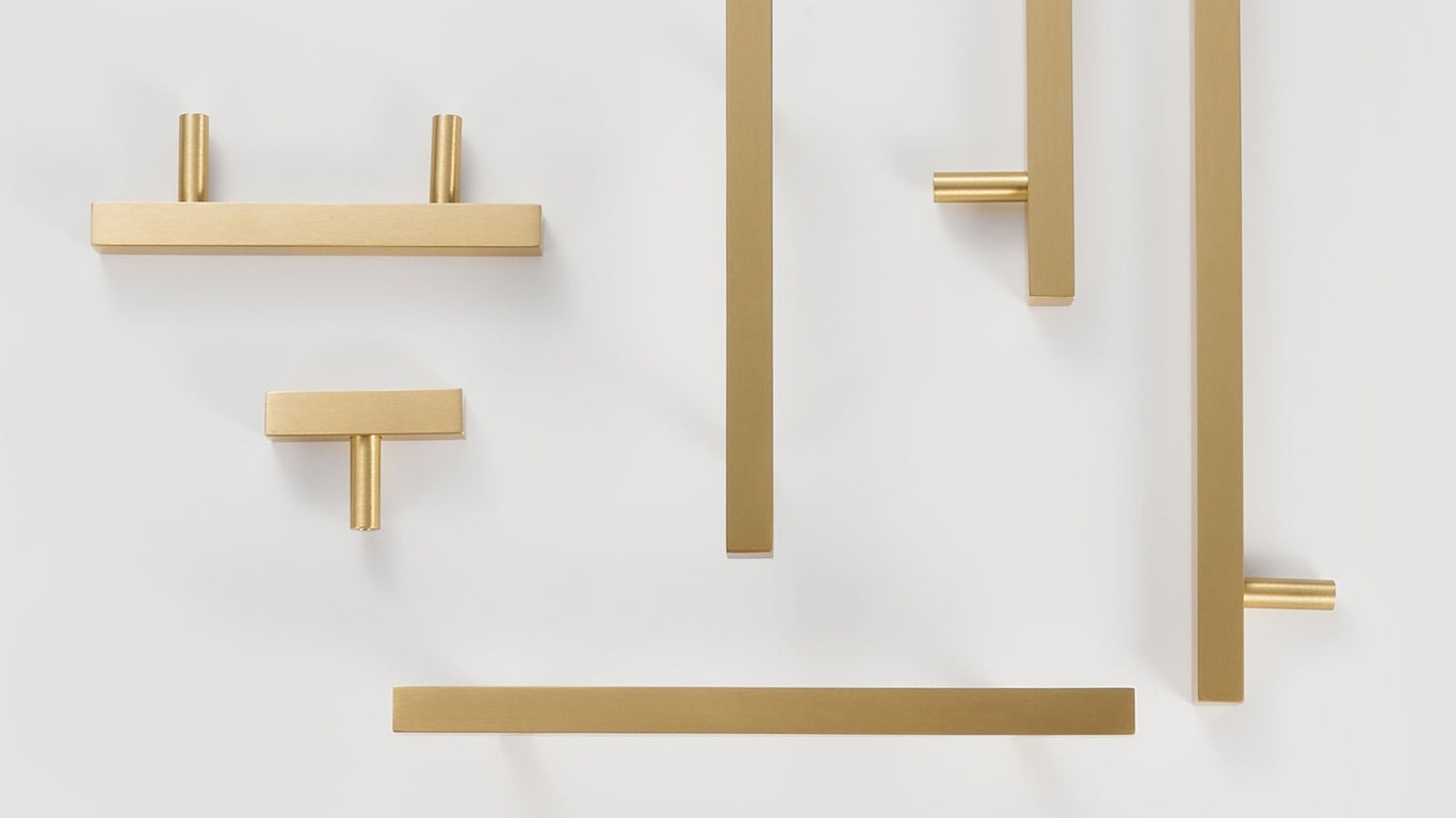 Barra a T CH012 | Quadrata | Ottone