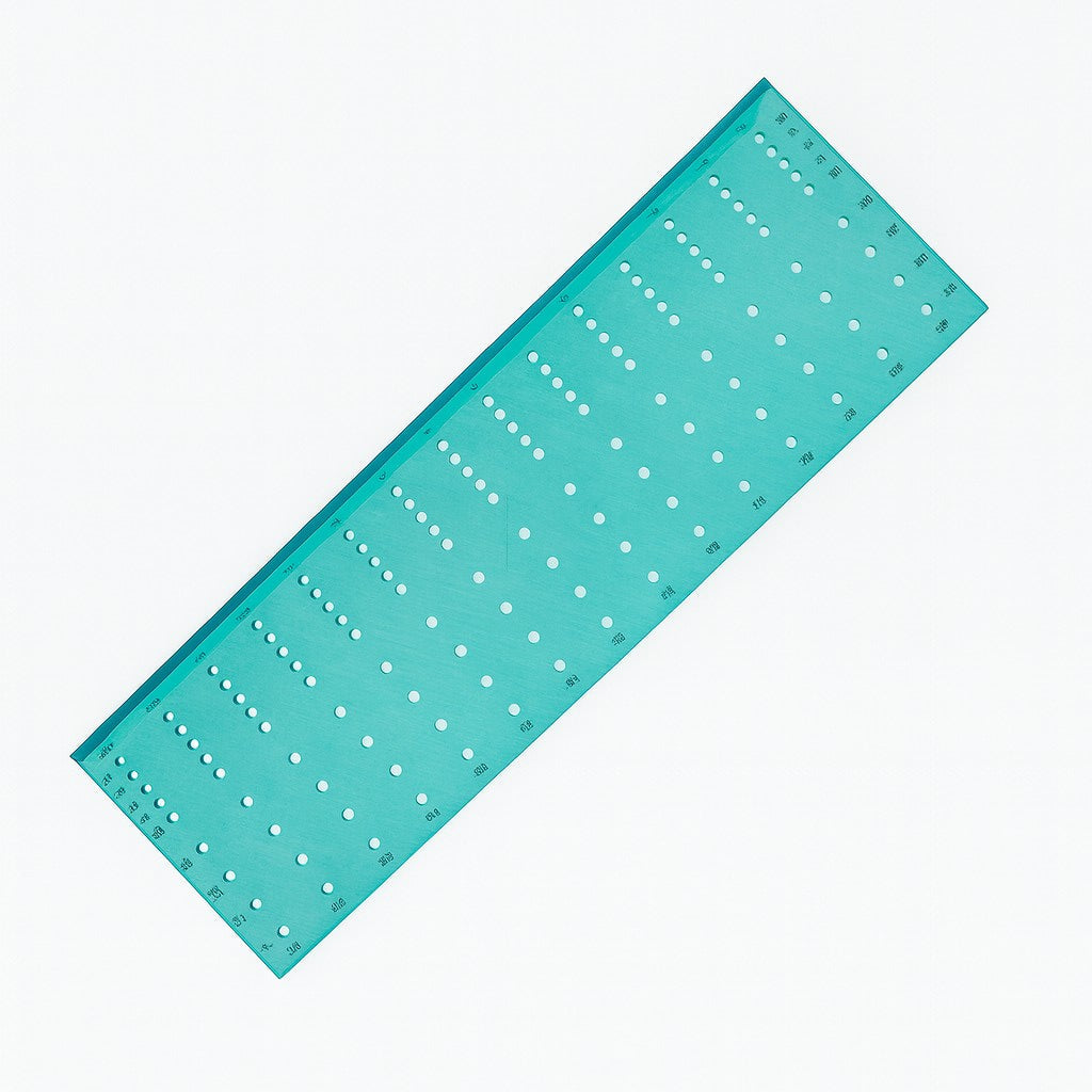Drilling template for handles and knobs