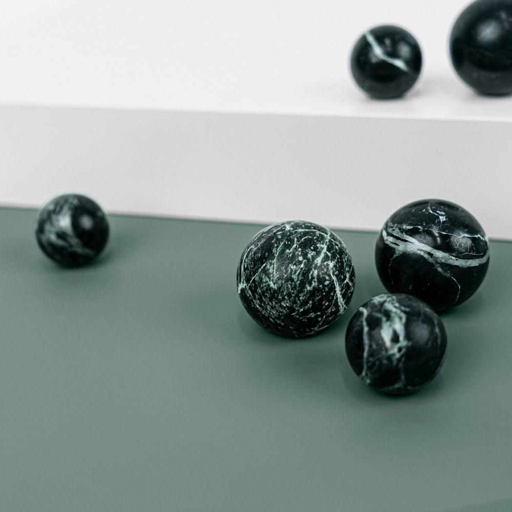 Bouton DR101 | Marbre | Green Flower