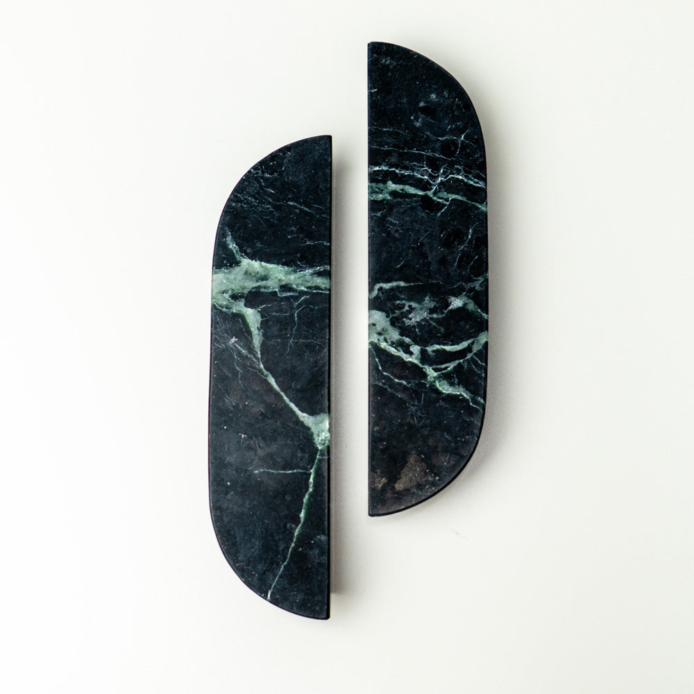 Handle DR103 | Marble | Green Flower (SET)