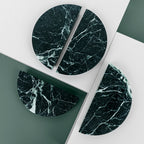 Handle DR102 | Marble | Green Flower (SET)
