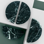 Handle DR102 | Marble | Green Flower (SET)
