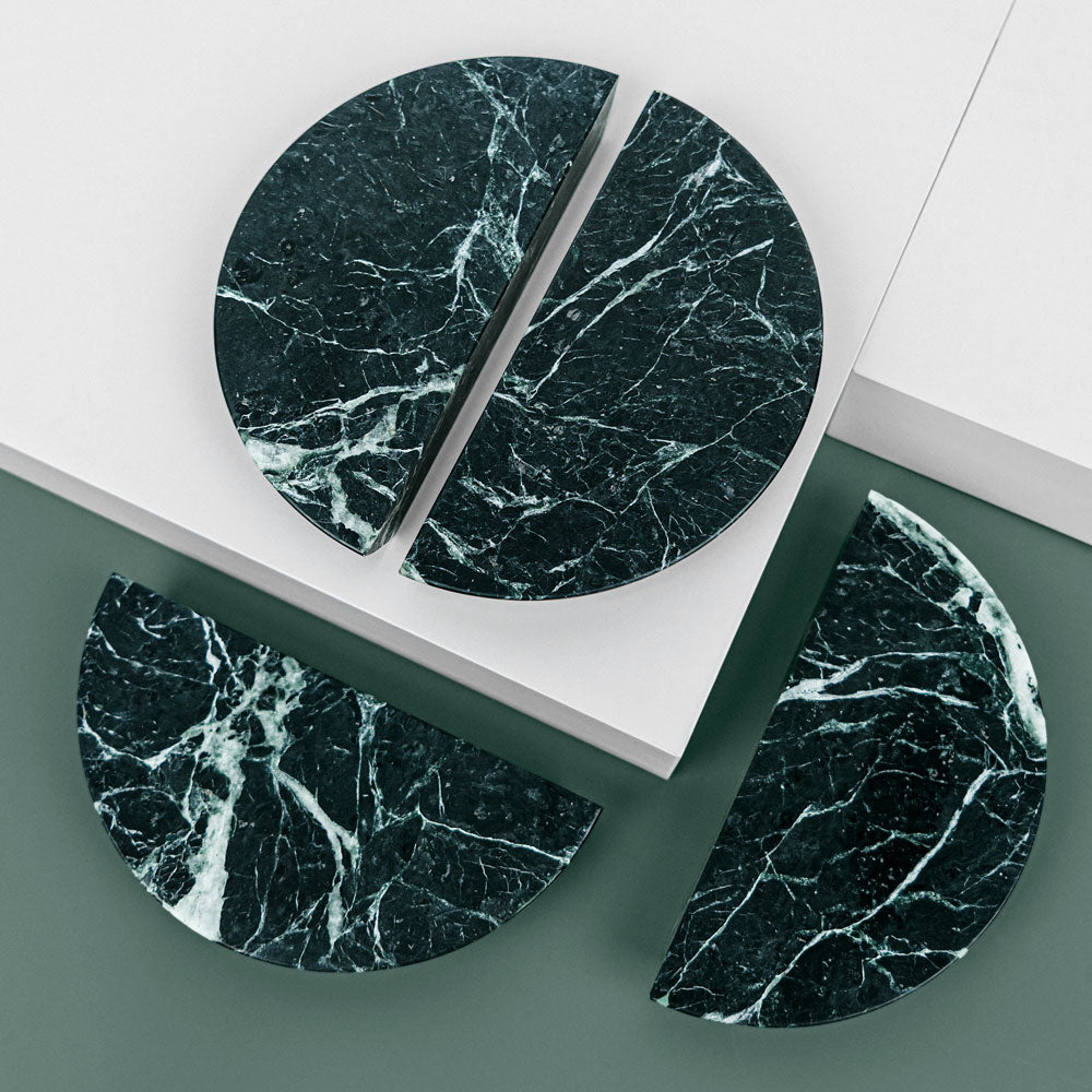 Handle DR102 | Marble | Green Flower (SET)