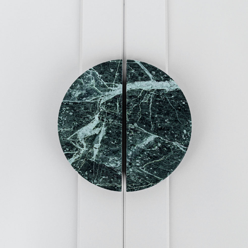 Handle DR102 | Marble | Green Flower (SET)