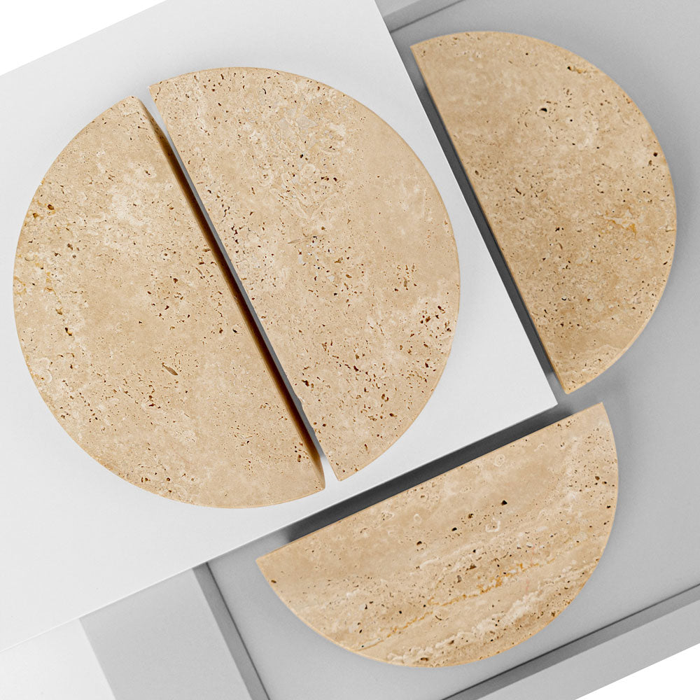 Handgreep DR102 | Marmer | Travertine (SET)