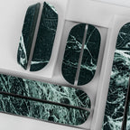 Handle DR103 | Marble | Green Flower (SET)