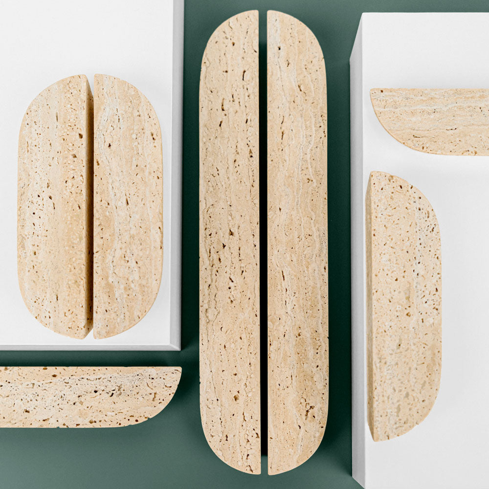 Handle DR103 | Marble | Travertine (SET)