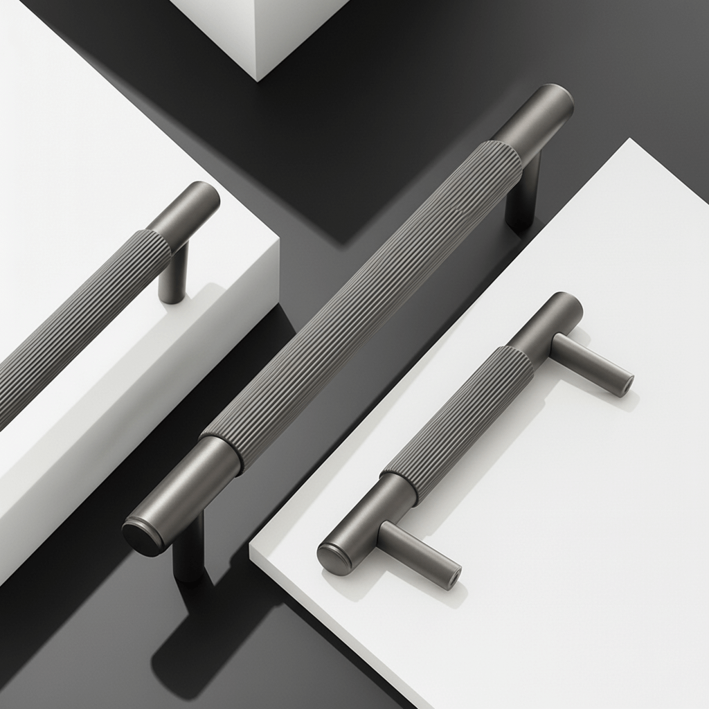 Handle 3100 | Ribbed | Anthracite grey