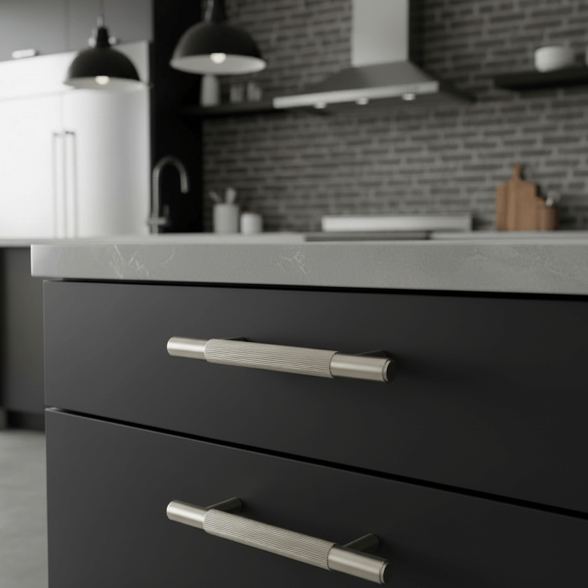 Handle 3100 | Ribbed | Nickel 