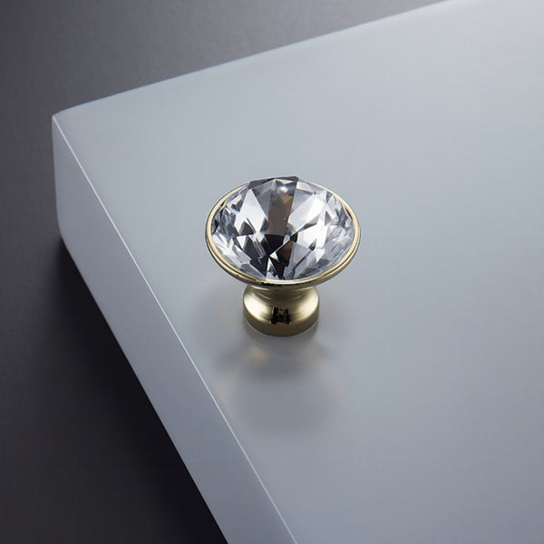Knob 1044 | Crystal | Gold