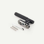 Window handle C01-191C | Knurled | Black
