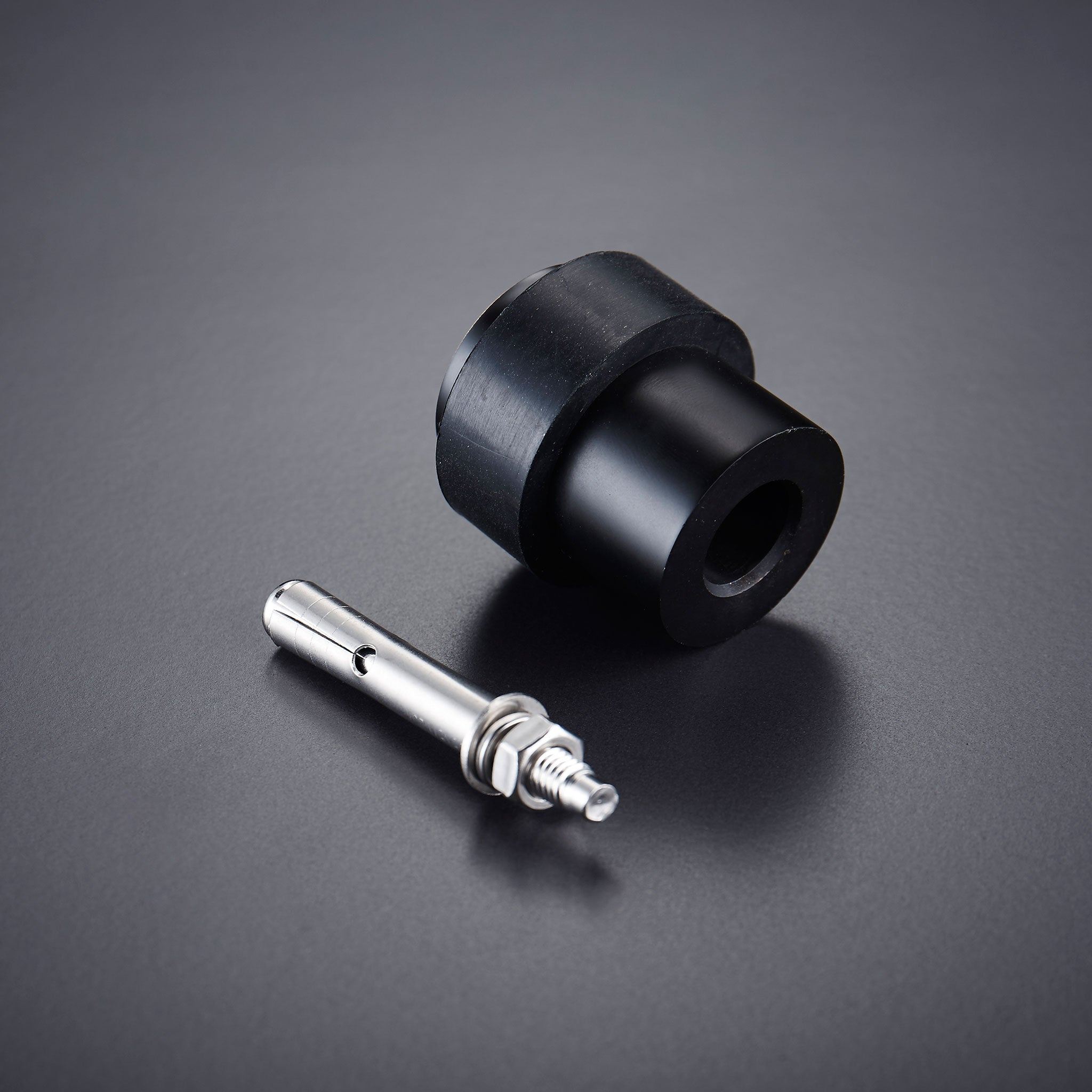 Matt svart/Rödguld - Dooroom