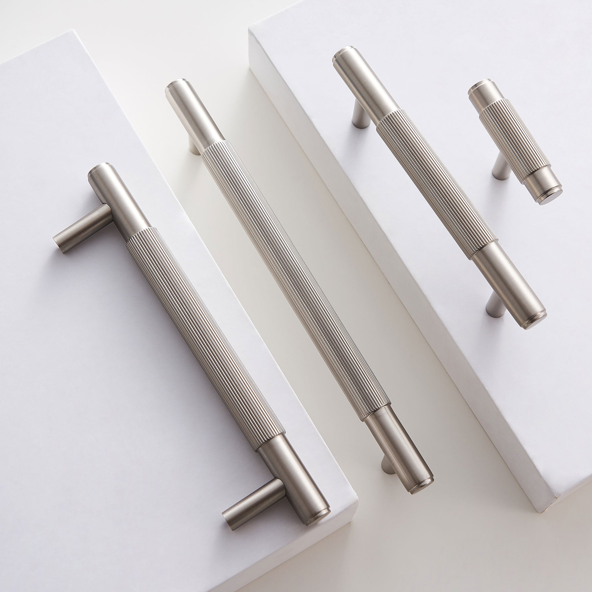 Handle 3100 | Ribbed | Nickel 