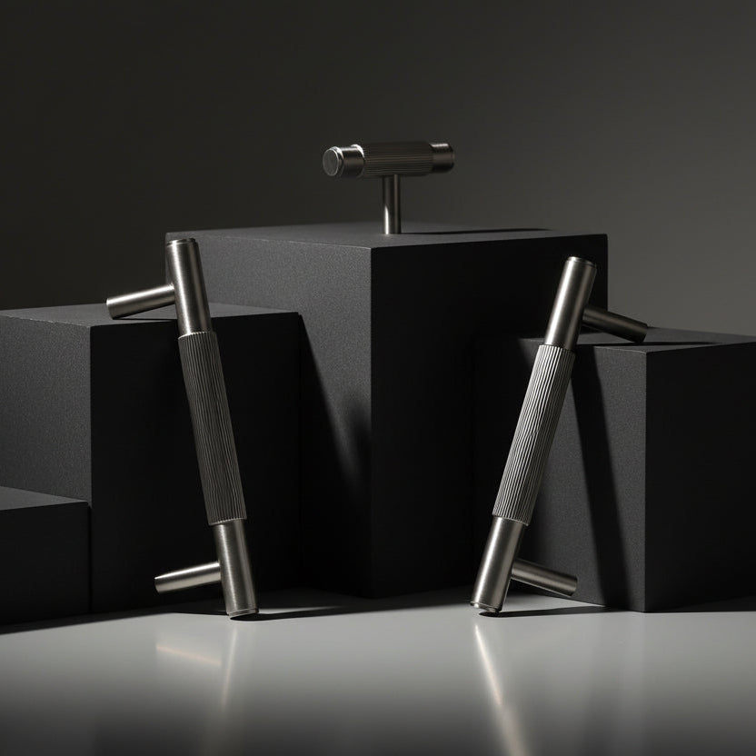 Handle 3100 | Ribbed | Nickel 